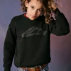 Sweatshirts | Logomania>DSQUARED2 Icon New Generation branded crew-neck sweatshirt black