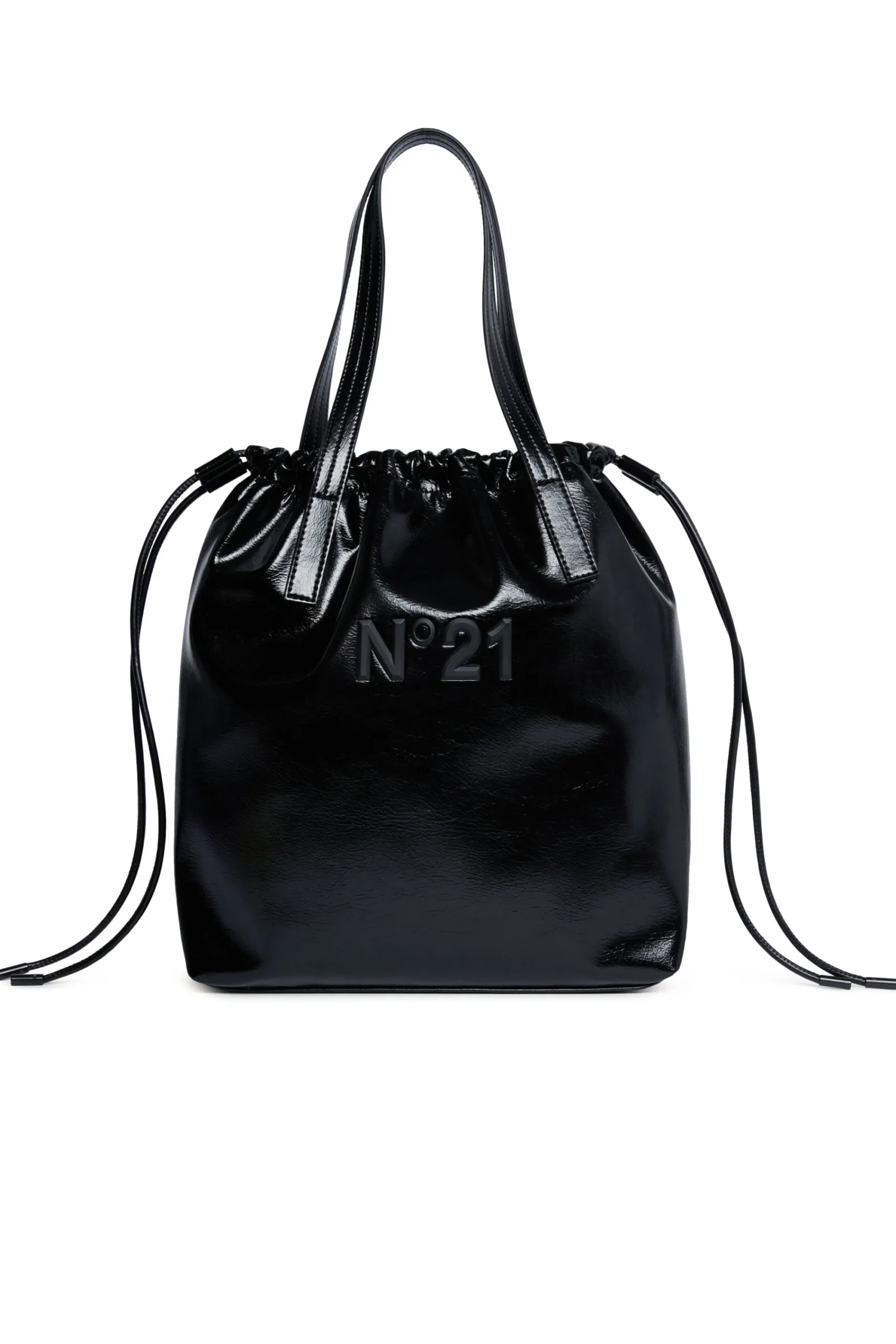 Bags And Backpacks>N°21 Imitation leather tote bag black