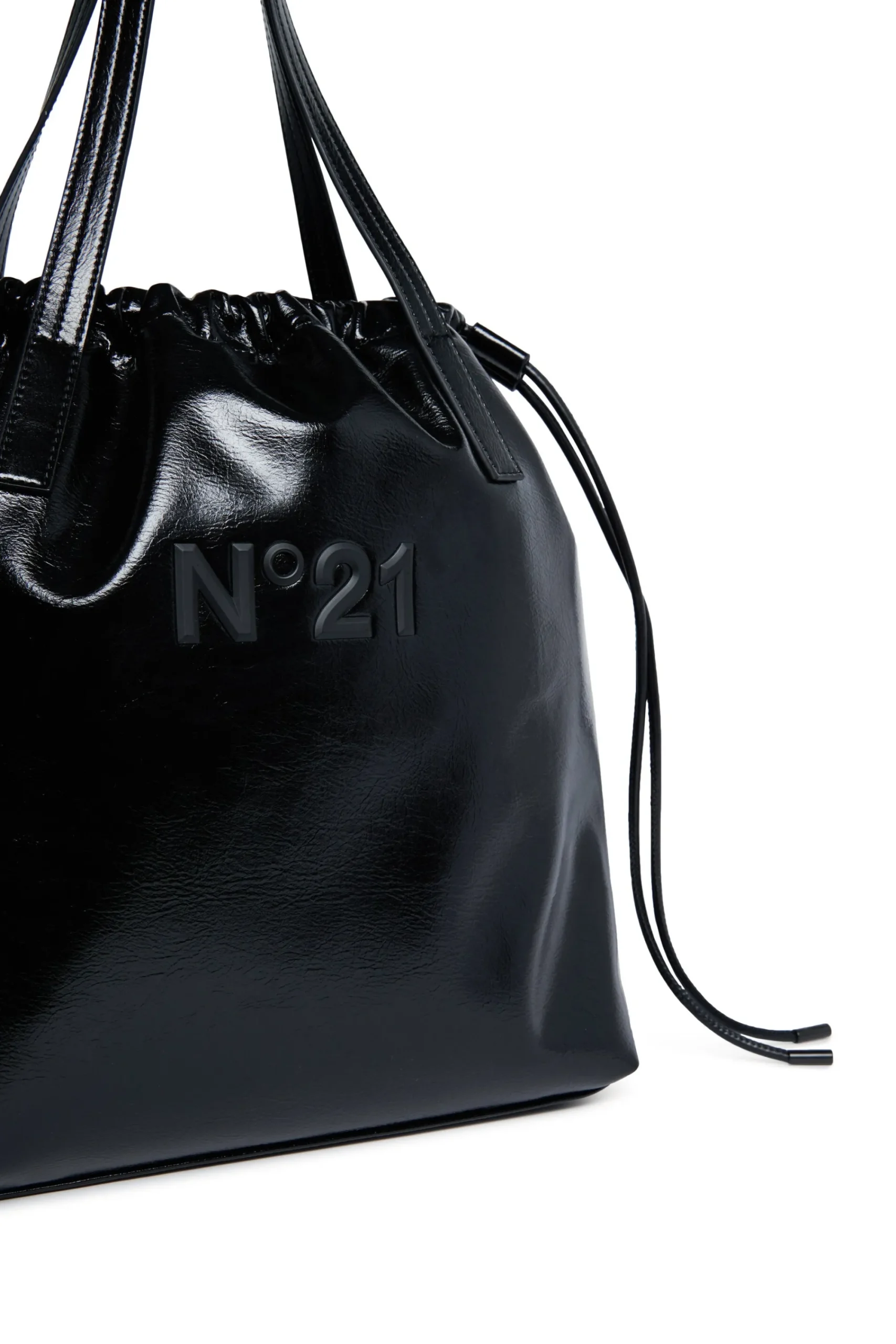 Bags And Backpacks>N°21 Imitation leather tote bag black