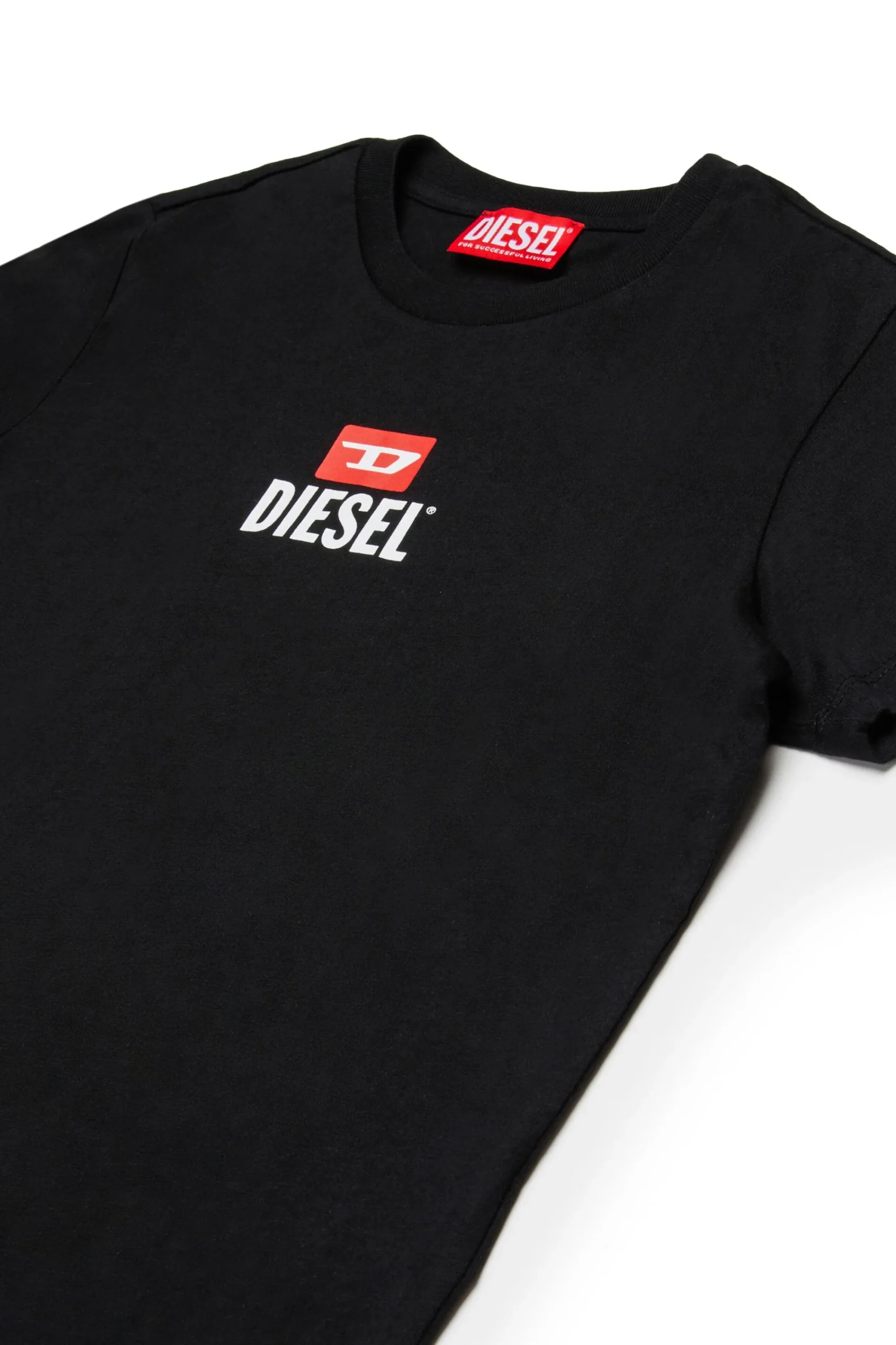 Jumpsuits | Tracksuits>DIESEL Jersey t-shirt and bermuda shorts set with logo D black