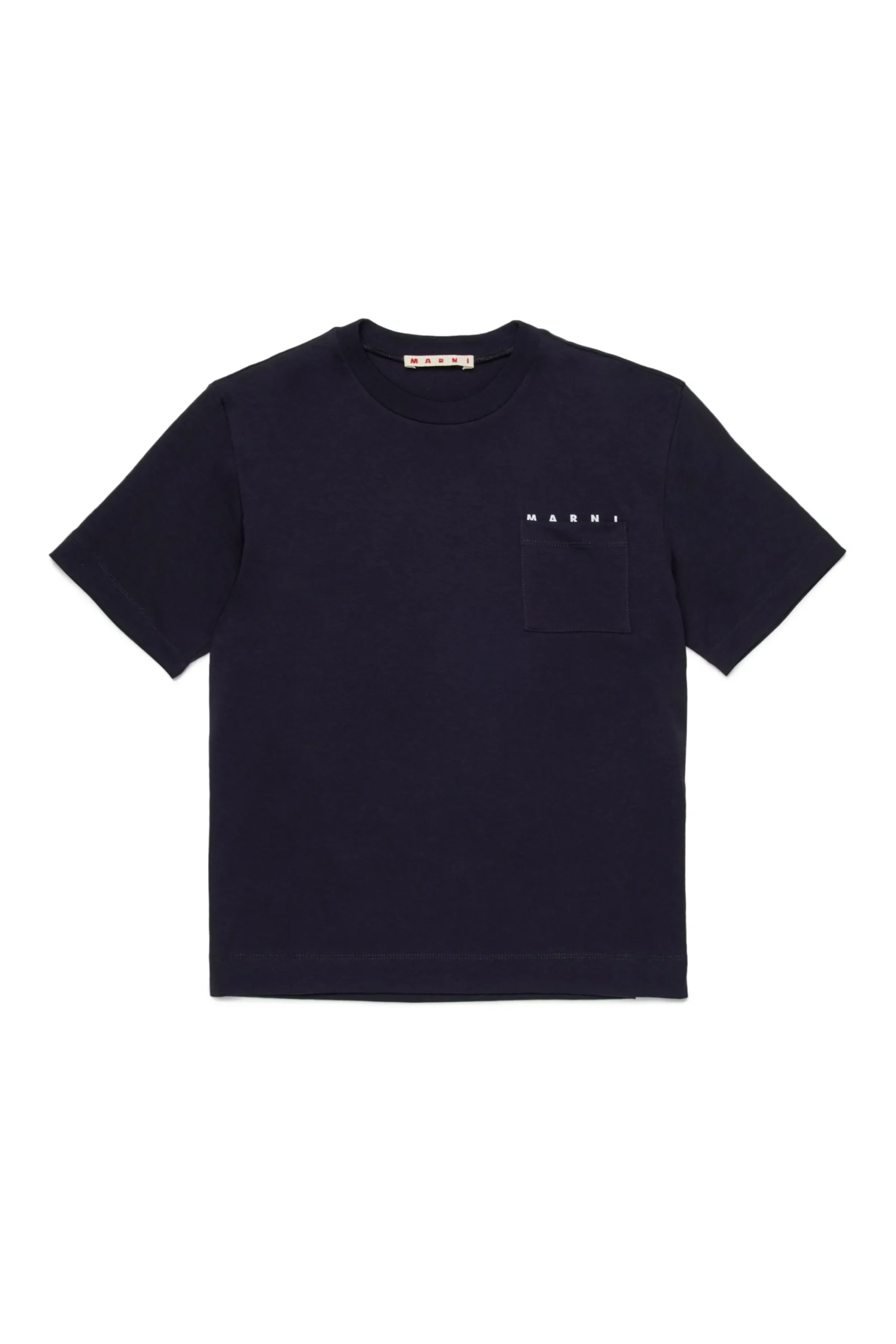 T-Shirts | T-Shirts>MARNI Jersey T-shirt with breast pocket blue navy