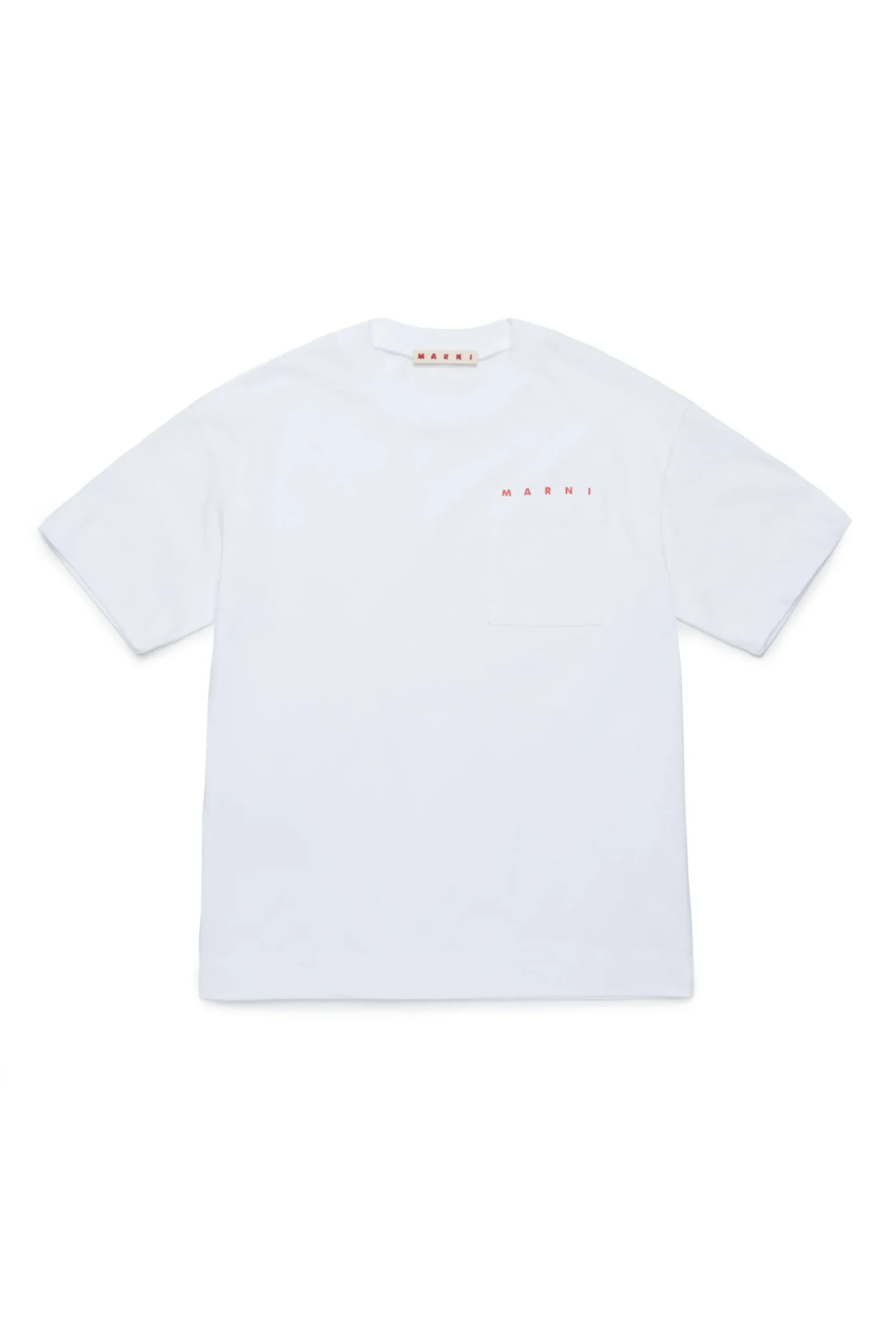 T-Shirts | T-Shirts>MARNI Jersey T-shirt with breast pocket white