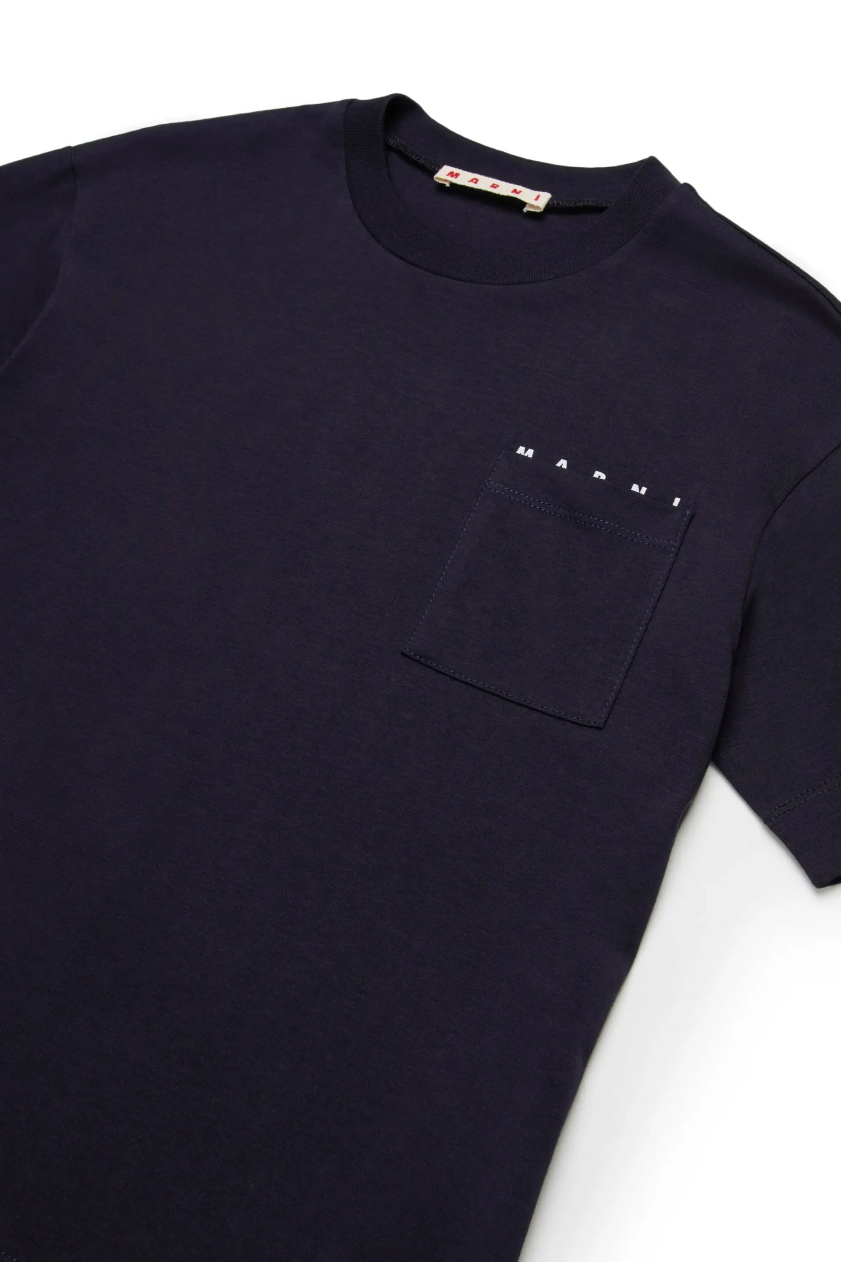 T-Shirts | T-Shirts>MARNI Jersey T-shirt with breast pocket blue navy