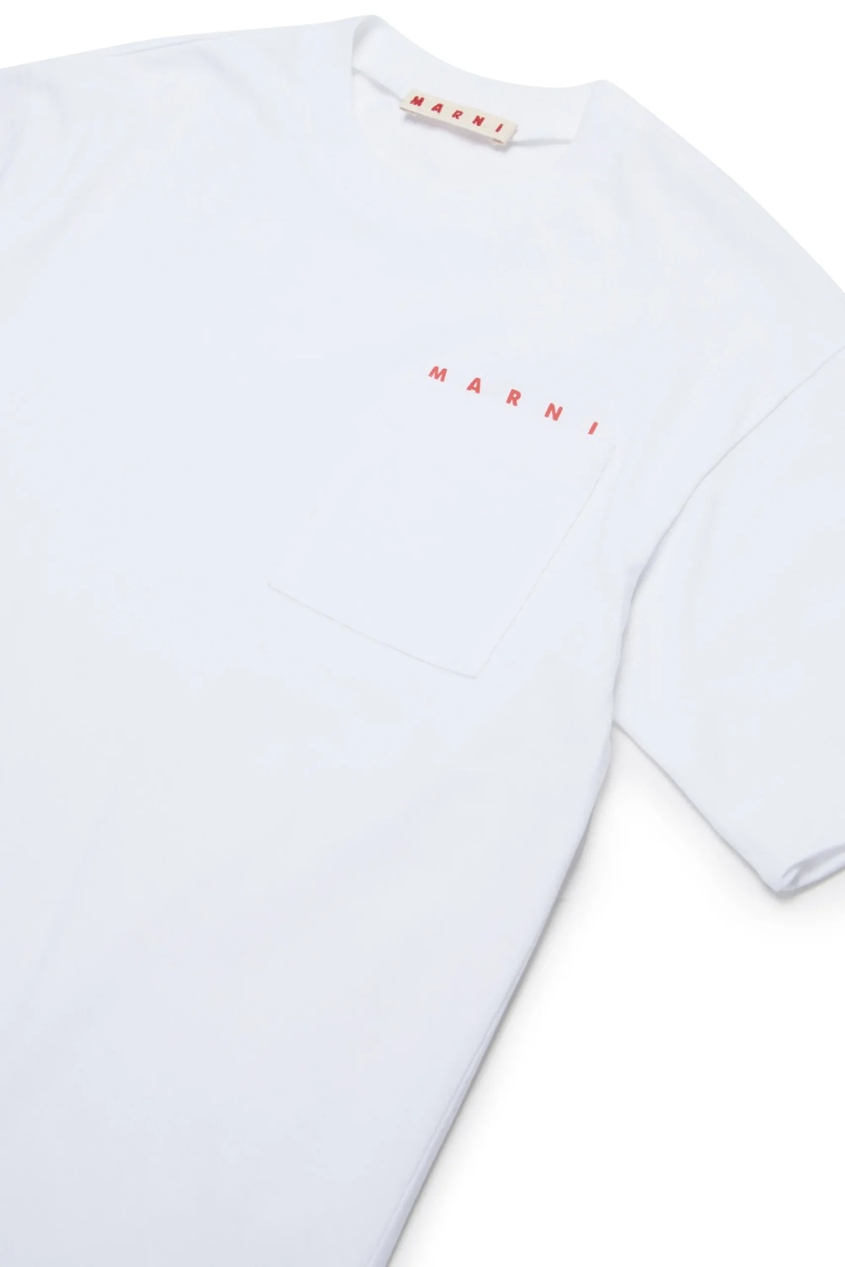 T-Shirts | T-Shirts>MARNI Jersey T-shirt with breast pocket white