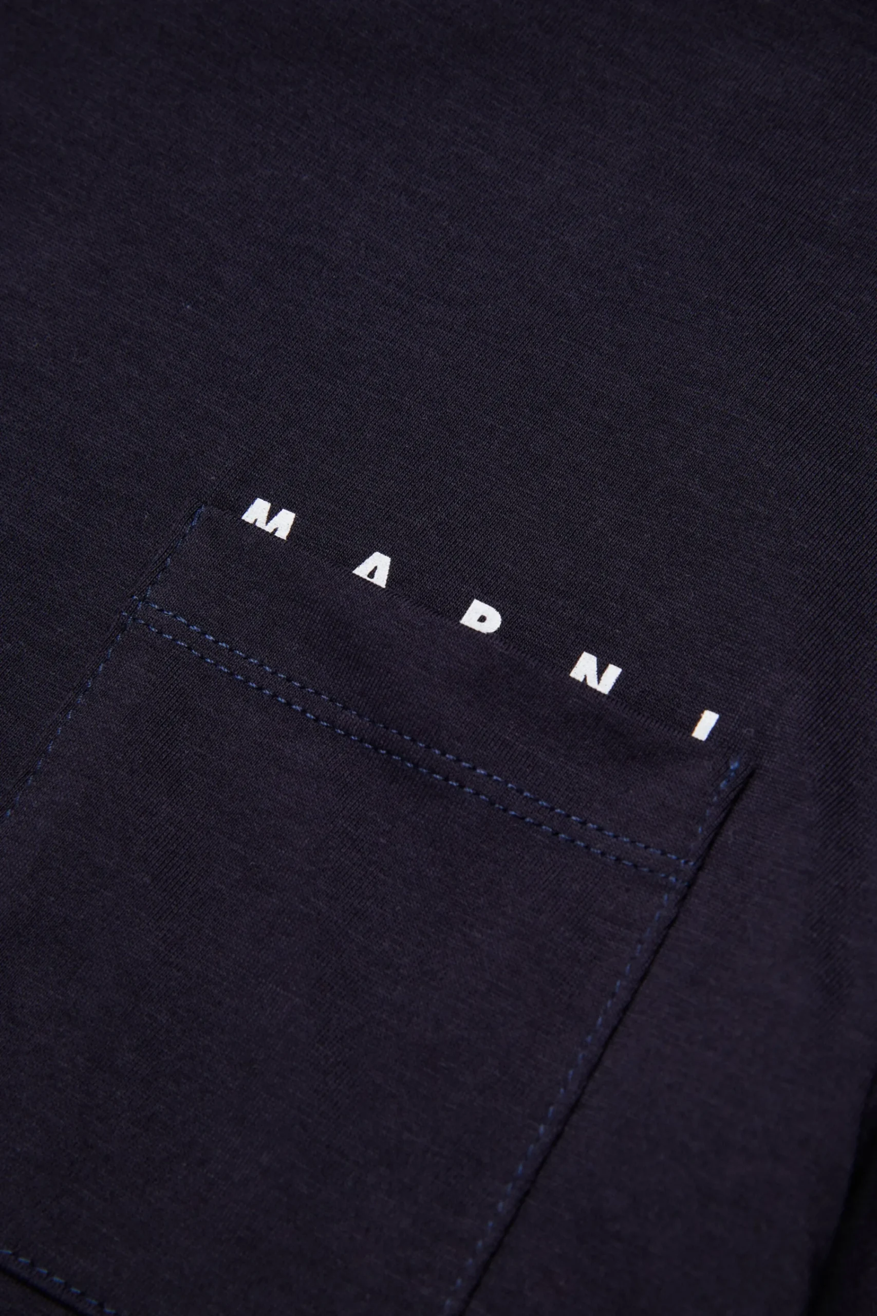 T-Shirts | T-Shirts>MARNI Jersey T-shirt with breast pocket blue navy
