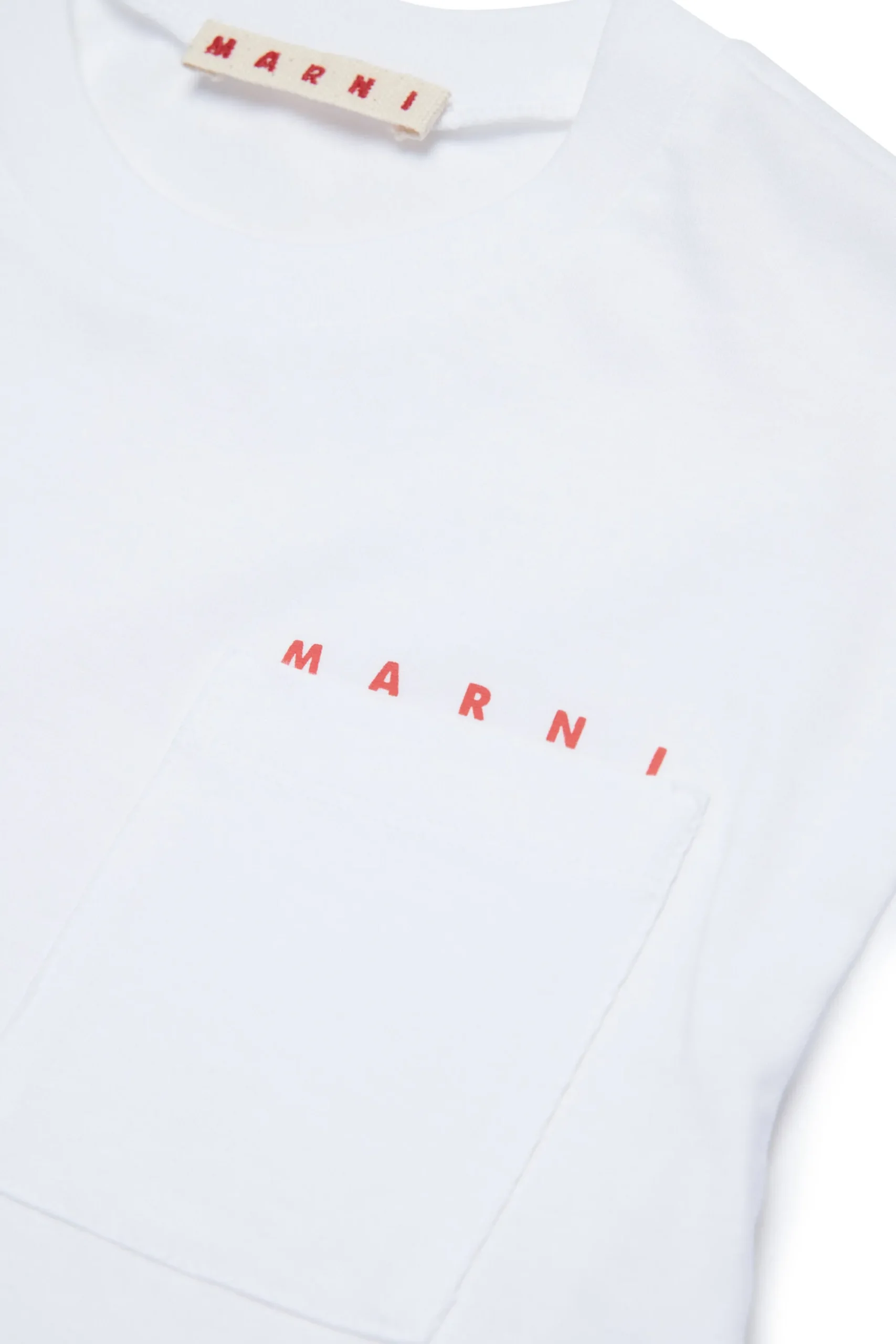 T-Shirts | T-Shirts>MARNI Jersey T-shirt with breast pocket white