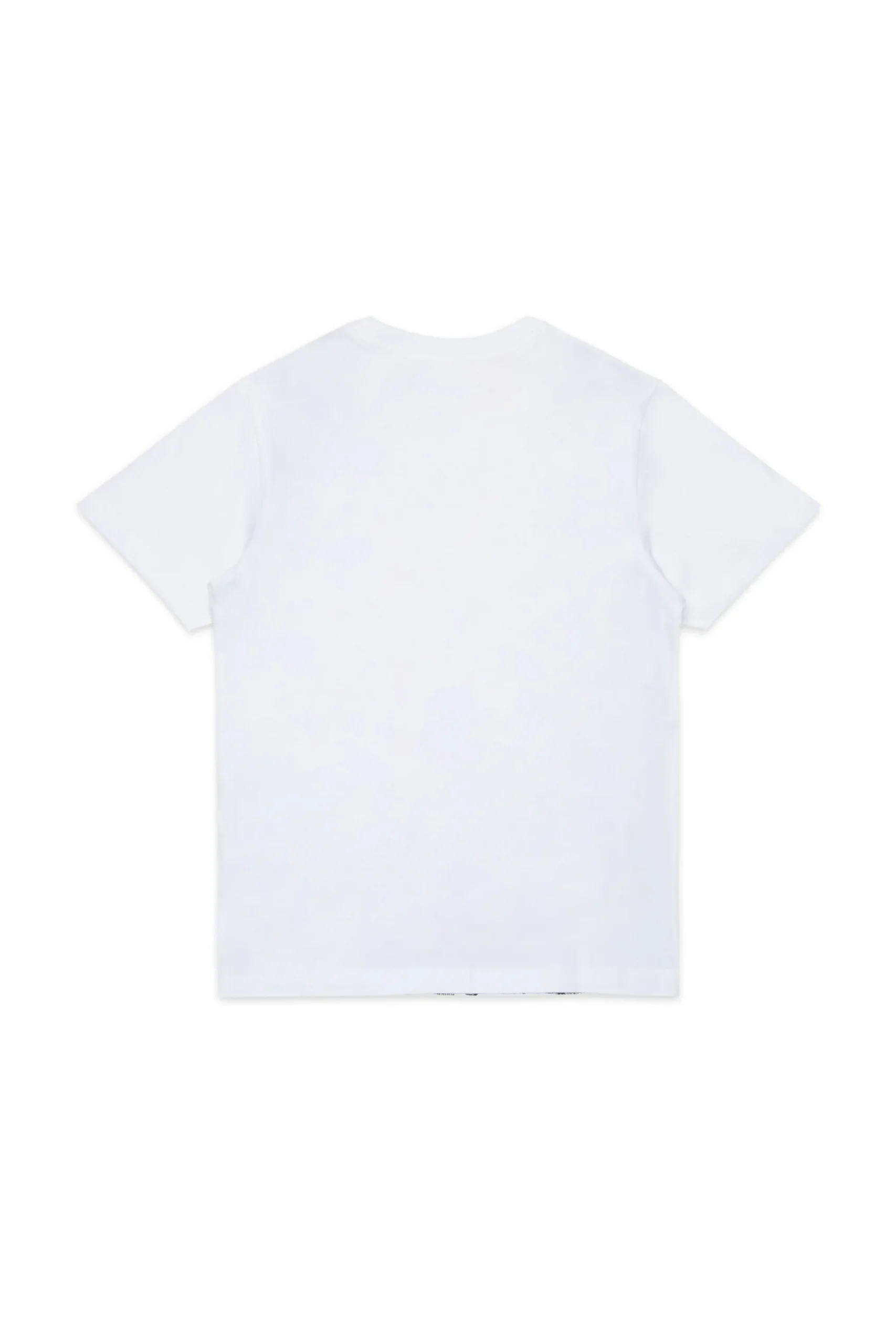 T-Shirts | T-Shirts>DIESEL Jersey T-shirt with maxi logo white