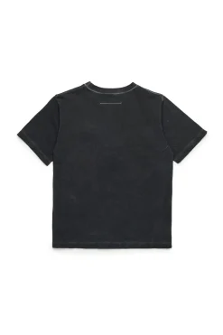 T-Shirts | T-Shirts>MM6 MAISON MARGIELA Jersey T-shirt with pockets black