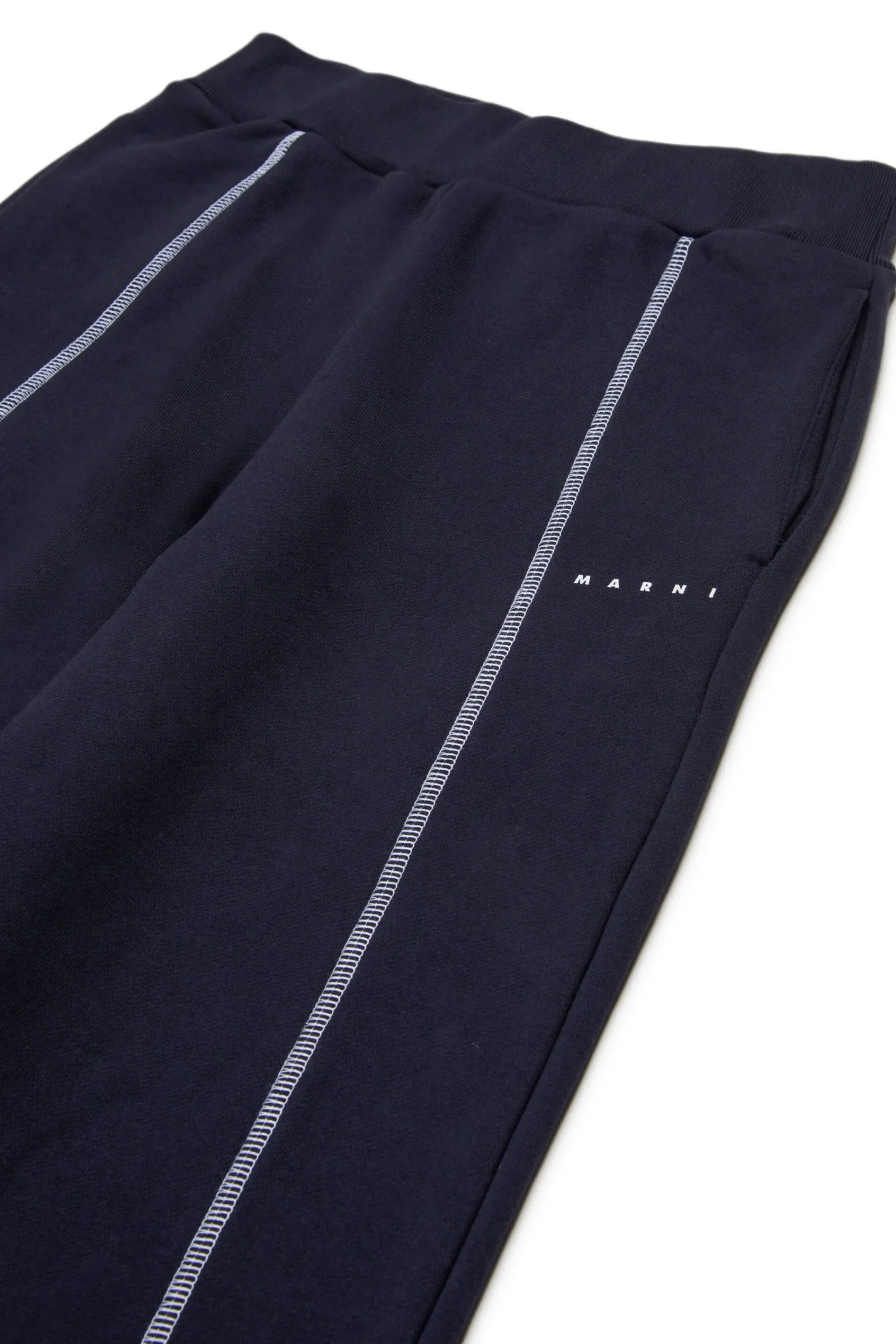 Pants | Activewear>MARNI Jogger pants with contrasting seams blue navy