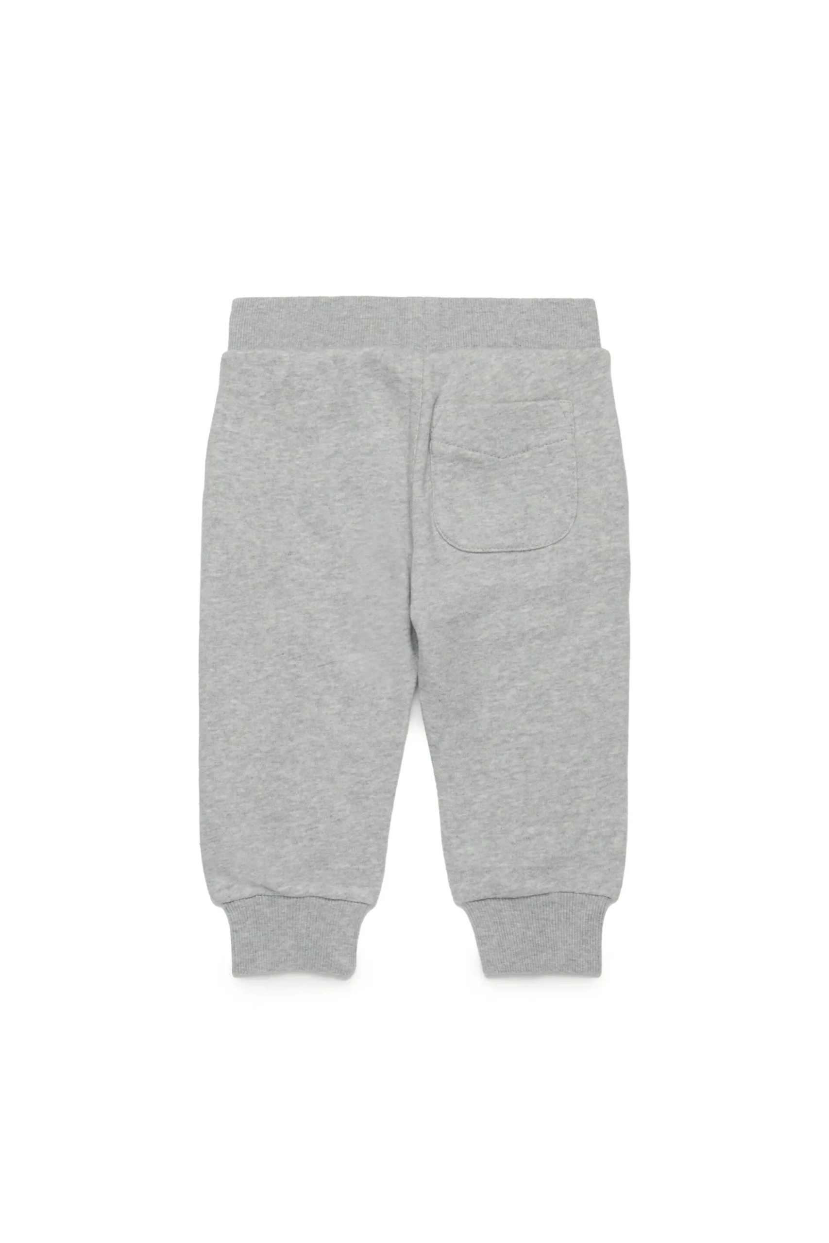 Activewear | Activewear>DIESEL Jogger pants with denim-effect graphics grey melange