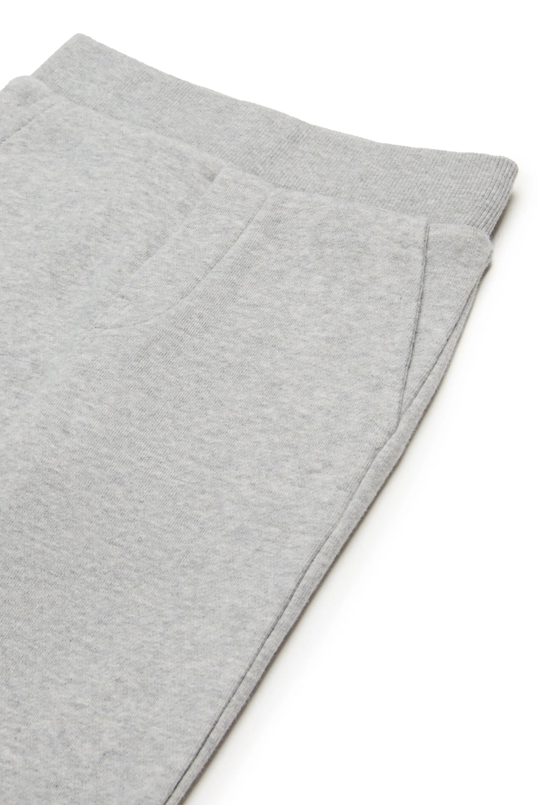 Activewear | Activewear>DIESEL Jogger pants with denim-effect graphics grey melange