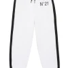 Pants | Activewear>N°21 Jogger pants with side band white