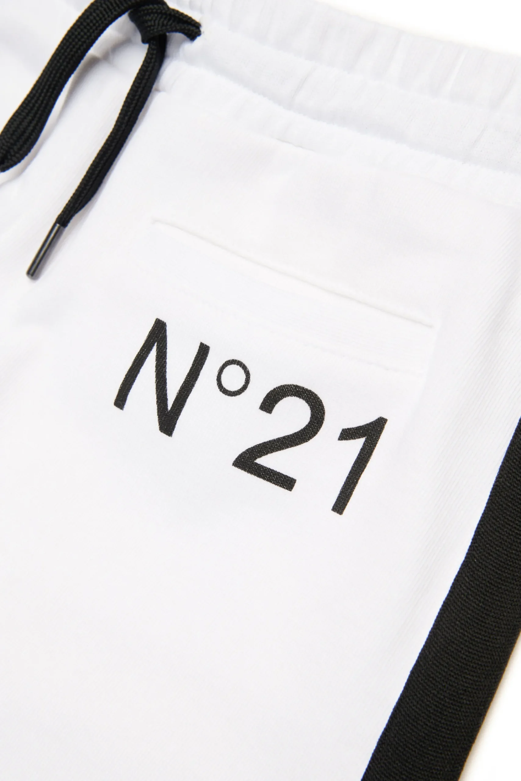Pants | Activewear>N°21 Jogger pants with side band white