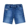 Denim-Mania | Denim-Mania>DIESEL JoggJeans® shorts in mid-blue with shades blue denim