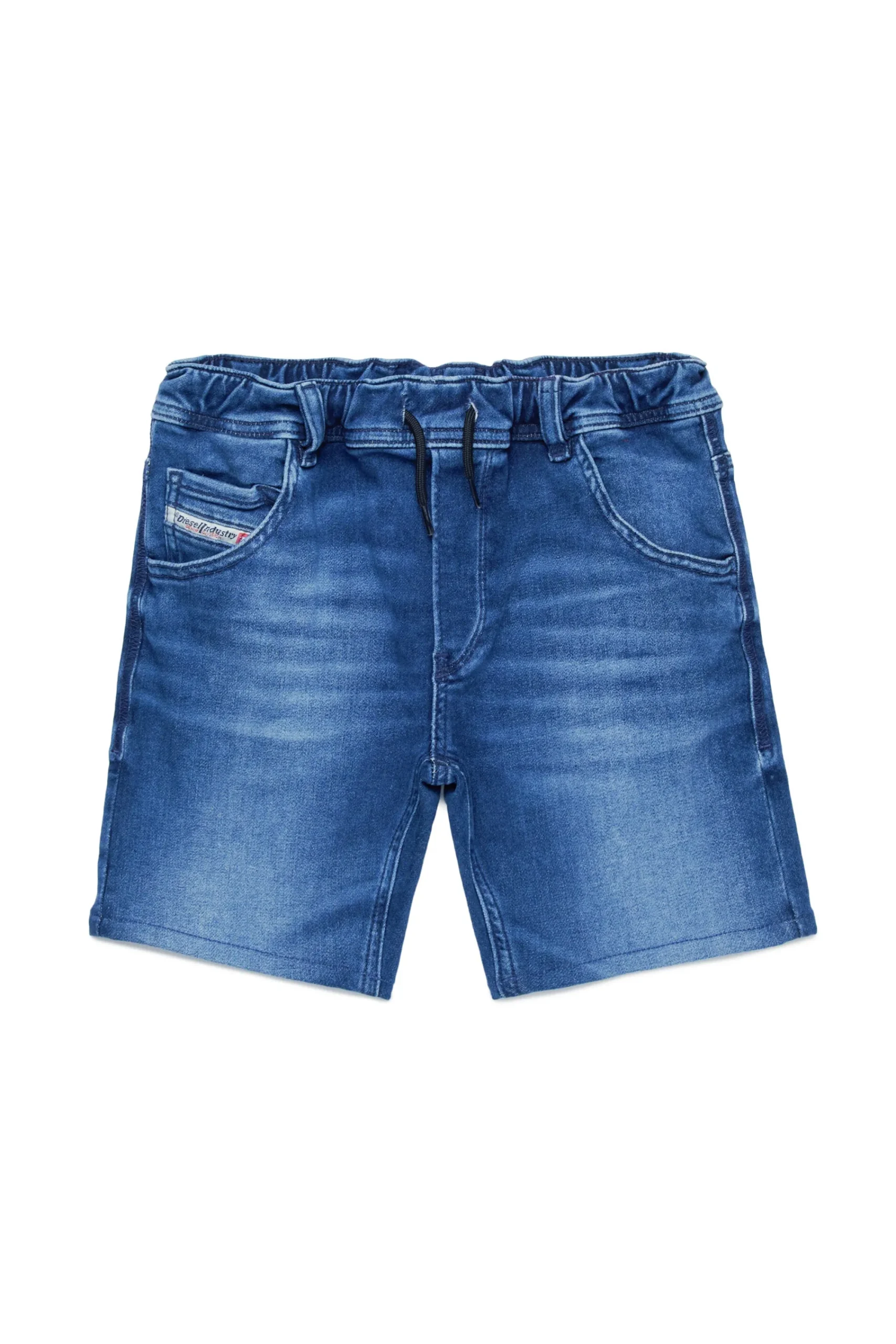 Denim-Mania | Denim-Mania>DIESEL JoggJeans® shorts in mid-blue with shades blue denim