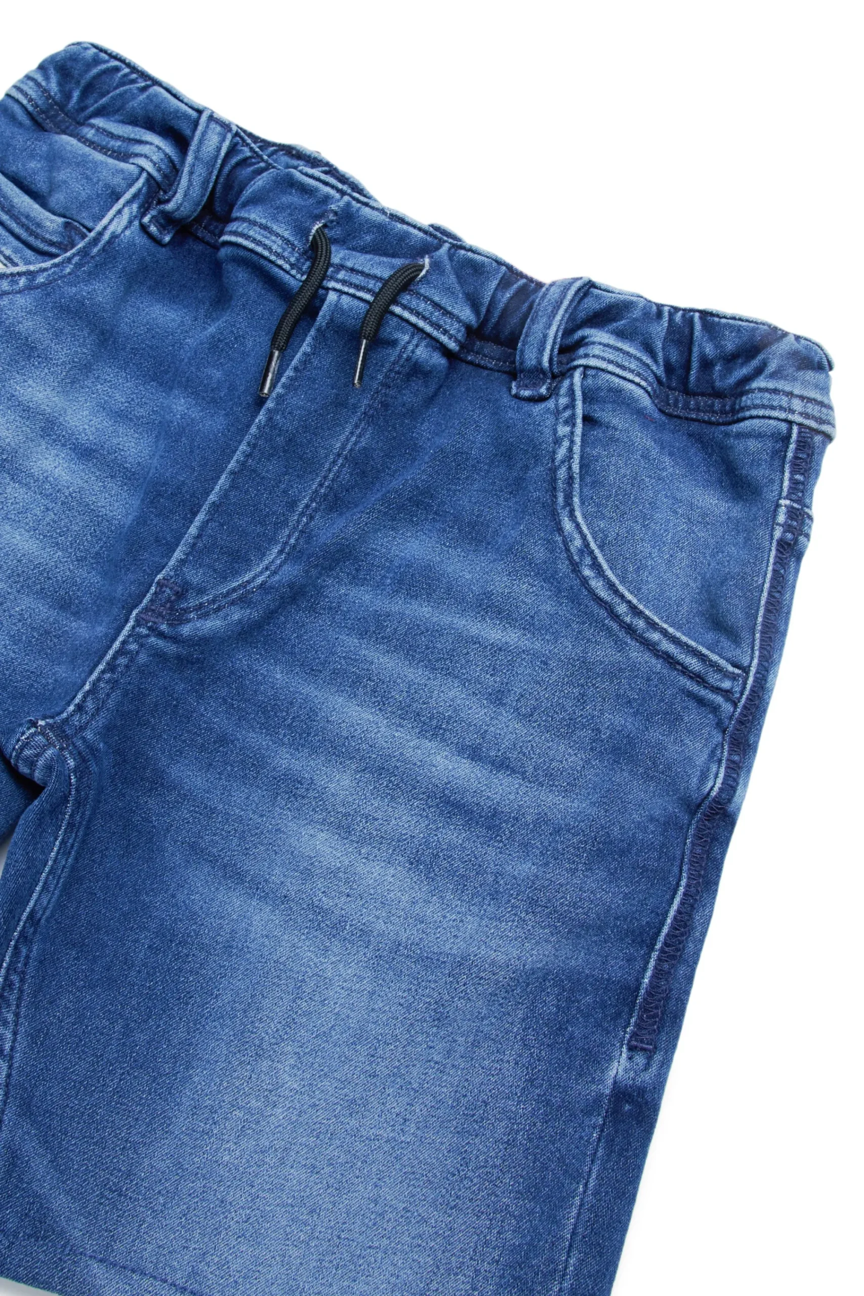Denim-Mania | Denim-Mania>DIESEL JoggJeans® shorts in mid-blue with shades blue denim