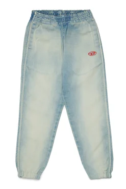 Jeans>DIESEL JoggJeans® tapered light worn effect - Plab blue denim