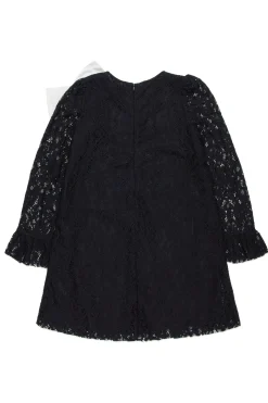 Dresses>N°21 Lace dress with bow black