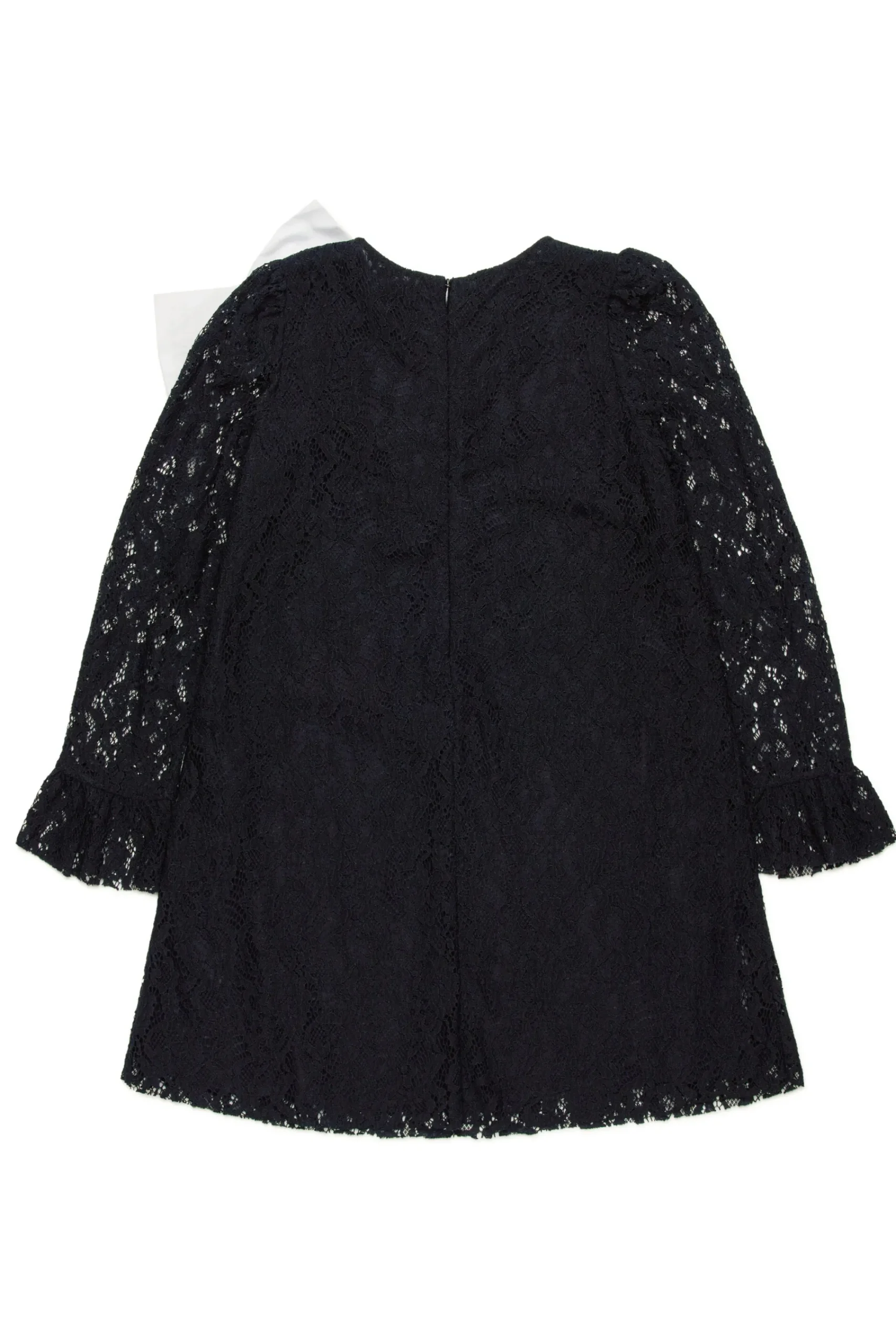 Dresses>N°21 Lace dress with bow black