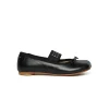 Slippers And Sandals | Slippers And Sandals>MM6 MAISON MARGIELA Leather ballet shoes with Numeric logo black