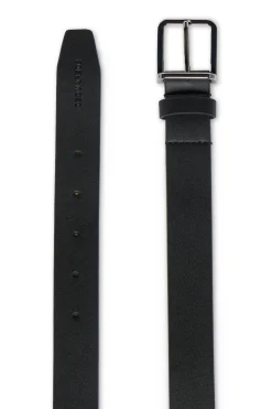 Belts | Party Looks>DSQUARED2 Leather belt with metal buckle black