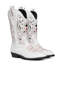 Boots And Combat Boots | Boots And Combat Boots>DSQUARED2 Leather cowboy boots white