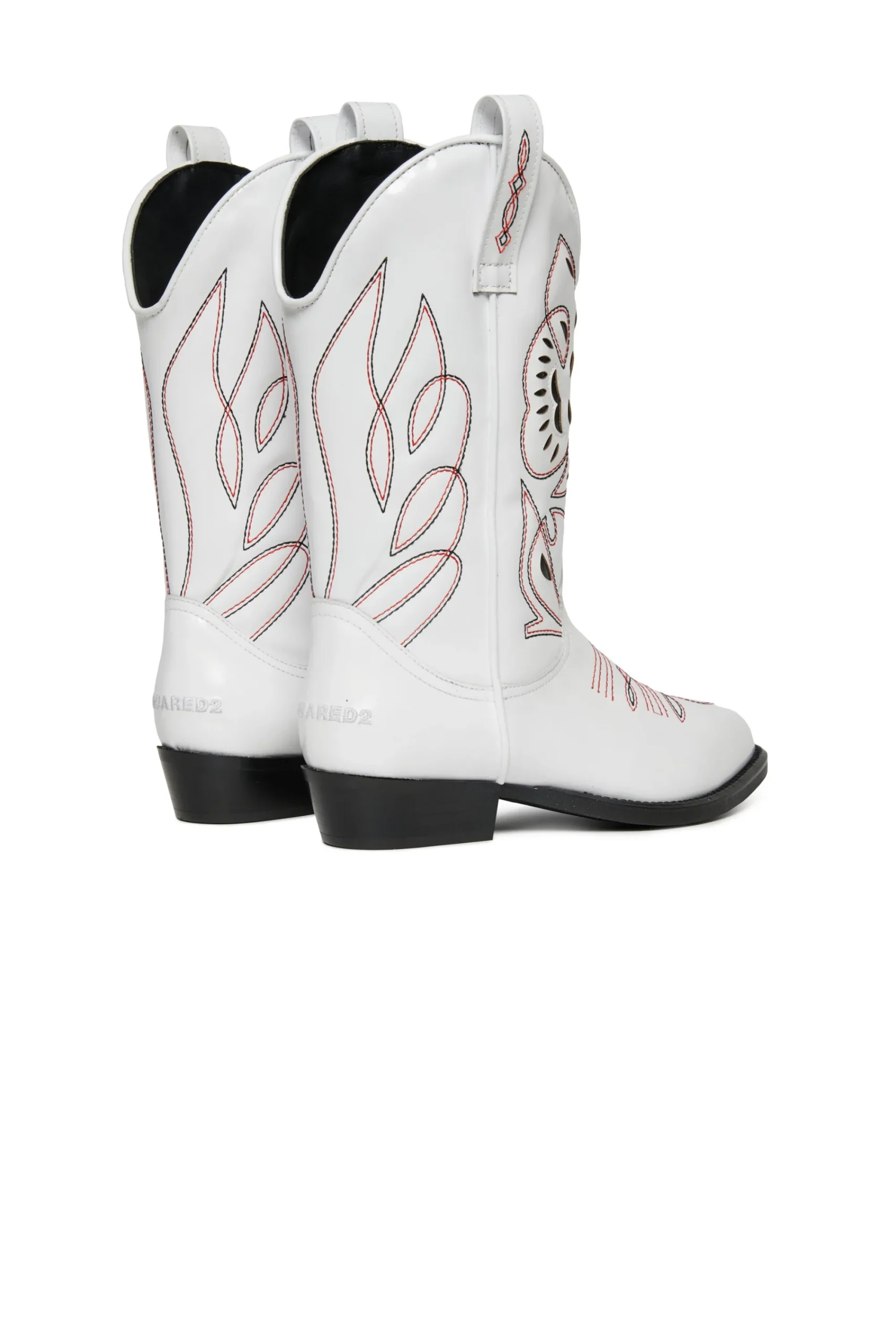 Boots And Combat Boots | Boots And Combat Boots>DSQUARED2 Leather cowboy boots white