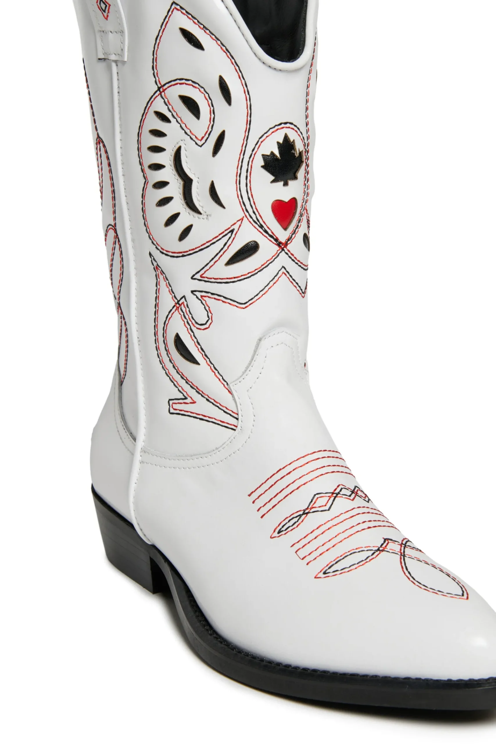 Boots And Combat Boots | Boots And Combat Boots>DSQUARED2 Leather cowboy boots white