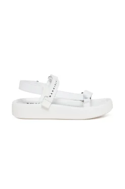 Slippers And Sandals | Slippers And Sandals>MM6 MAISON MARGIELA Leather slingback sandals white