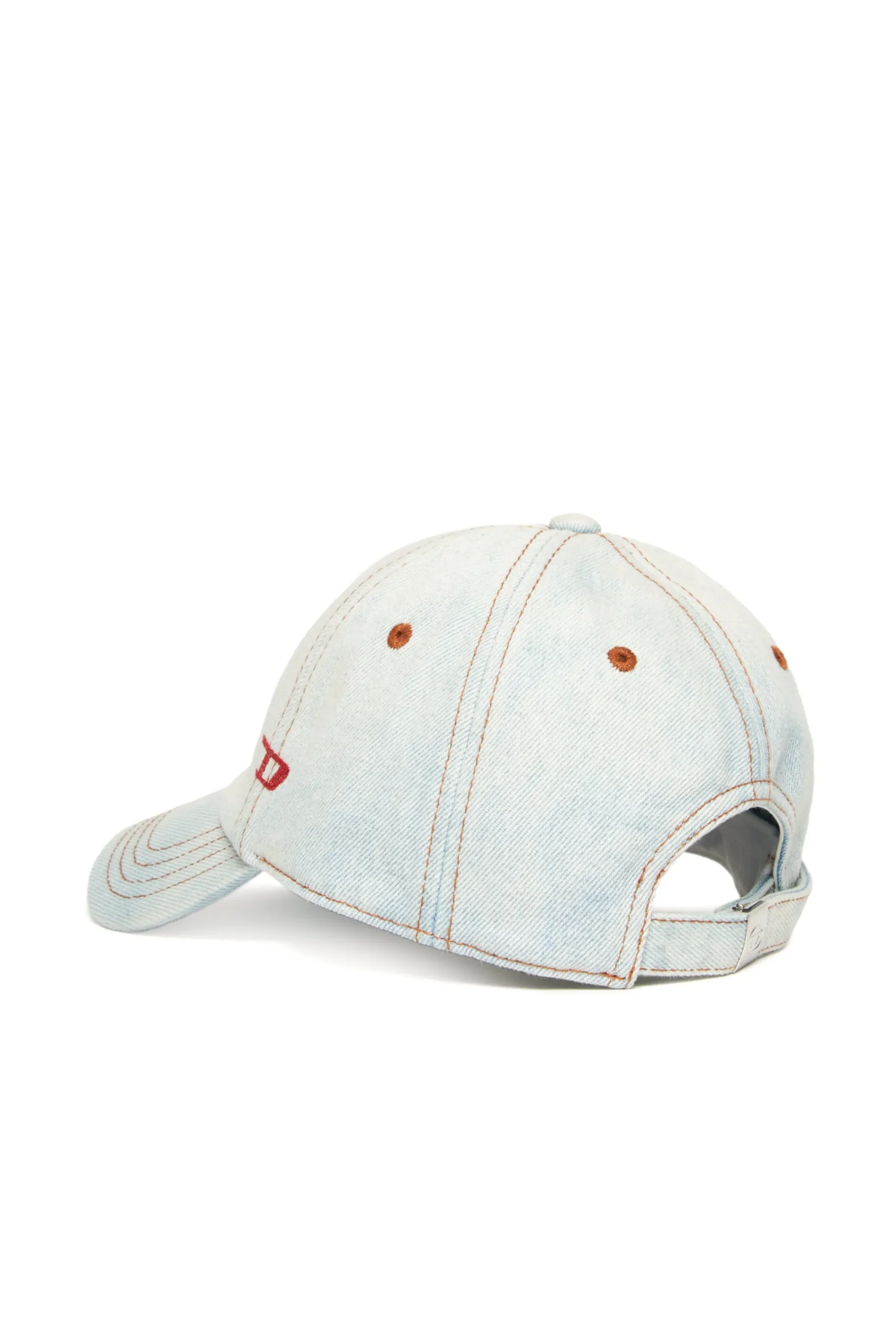 Hats And Caps | Denim-Mania>DIESEL Light bleached denim baseball cap blue denim