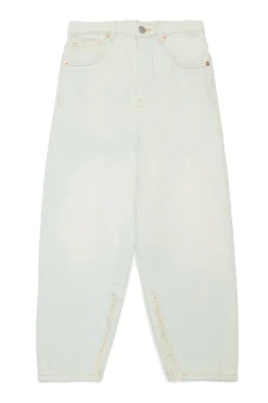 Jeans | Denim-Mania>MM6 MAISON MARGIELA Light worn-effec jeans with splits blue denim