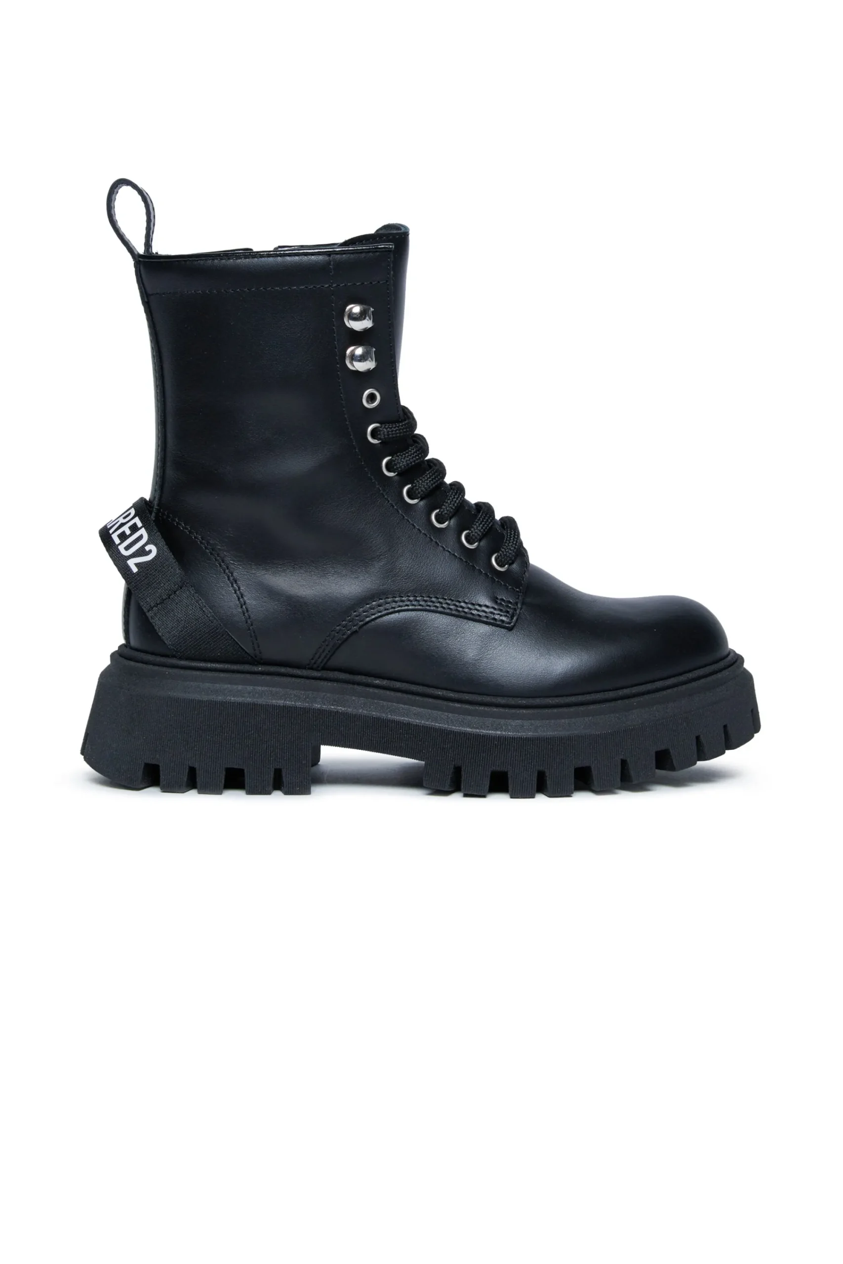 Boots And Combat Boots | Boots And Combat Boots>DSQUARED2 Logo lace-up boots black