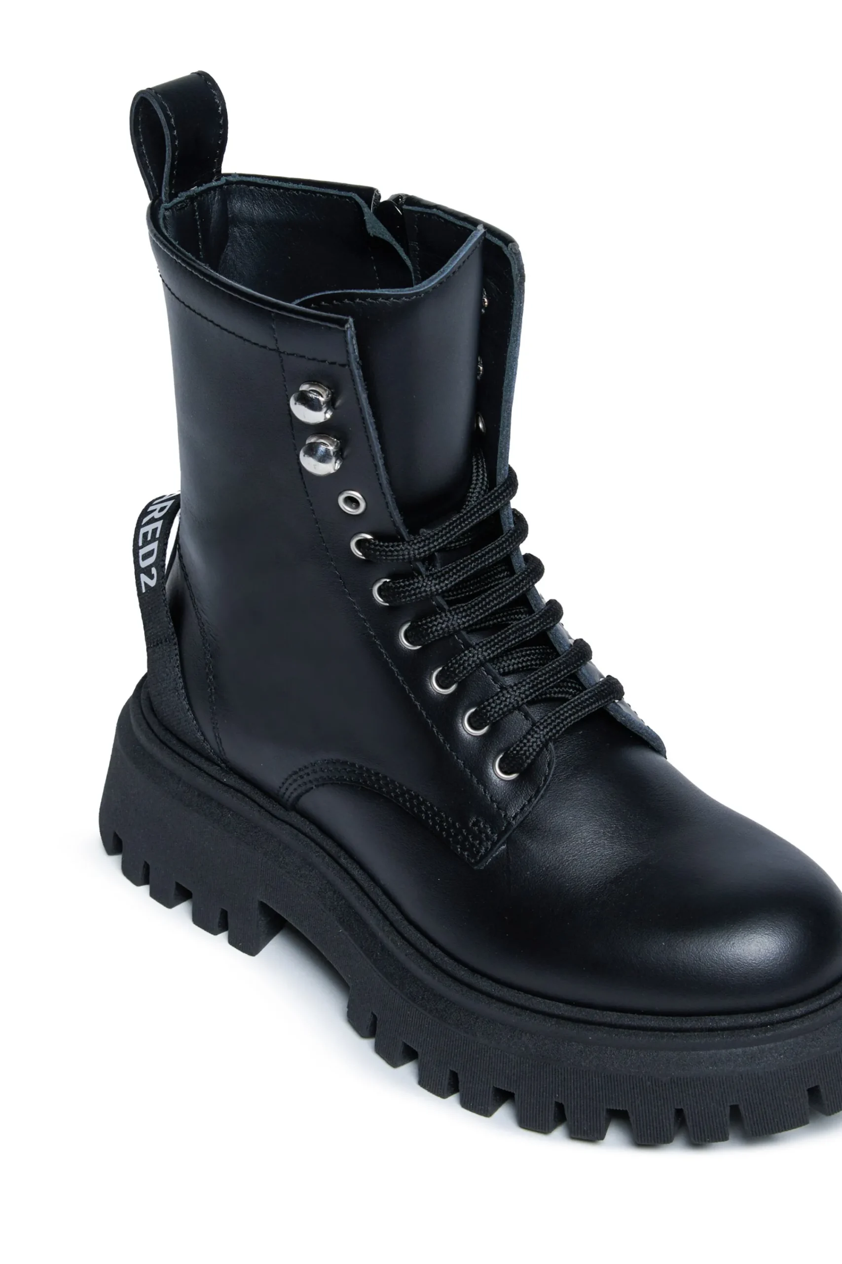 Boots And Combat Boots | Boots And Combat Boots>DSQUARED2 Logo lace-up boots black
