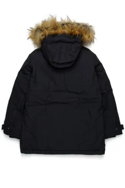 Jackets And Padded Jackets | Jackets And Padded Jackets>DIESEL Long down jacket with front pockets black