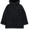 Jackets And Padded Jackets | Jackets And Padded Jackets>DIESEL Long padded jacket with front pockets black
