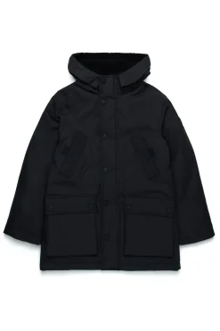 Jackets And Padded Jackets | Jackets And Padded Jackets>DIESEL Long padded jacket with front pockets black