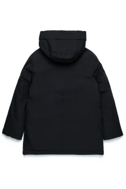 Jackets And Padded Jackets | Jackets And Padded Jackets>DIESEL Long padded jacket with front pockets black