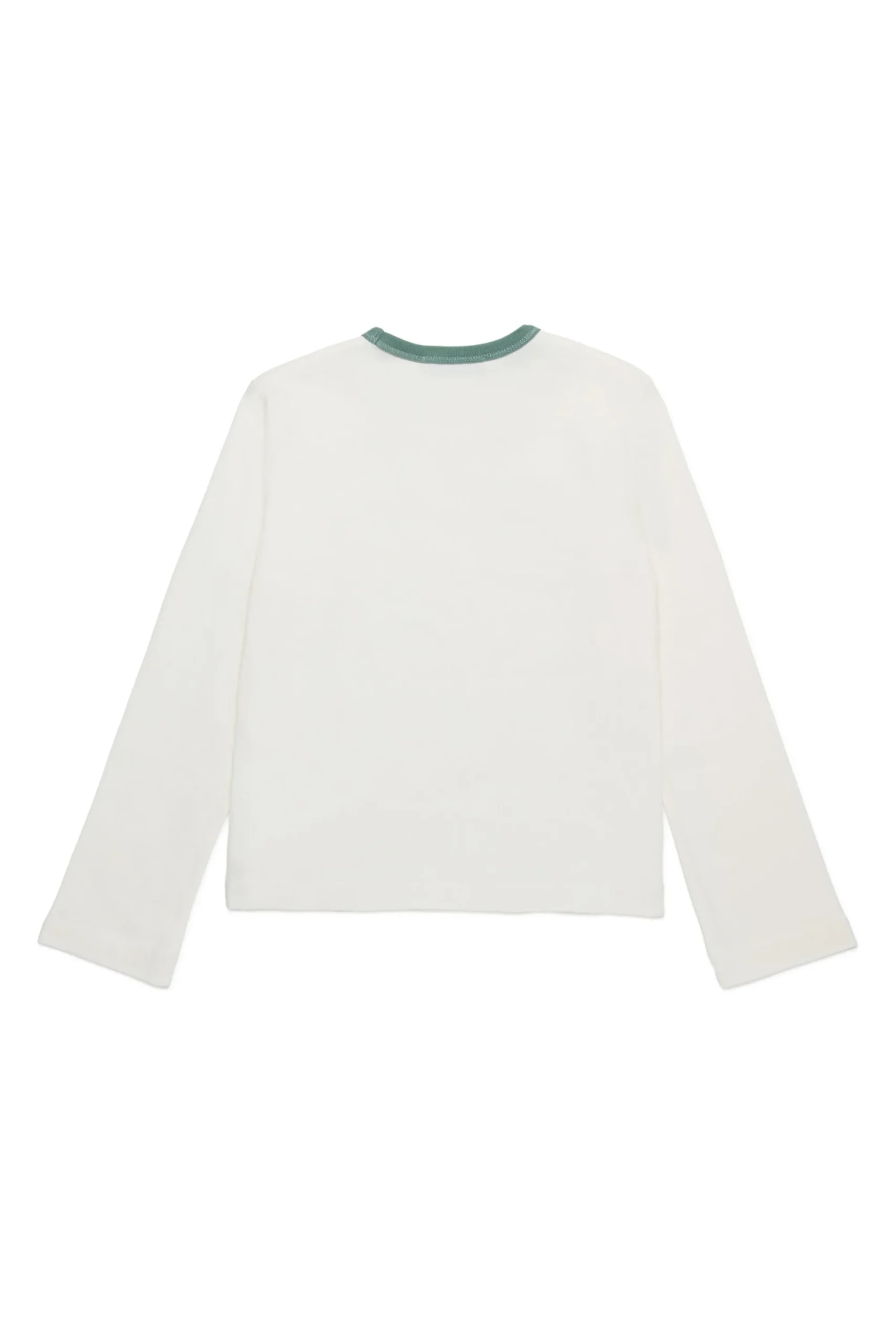 T-Shirts>MAX&Co. Long-sleeved T-shirt with logo white