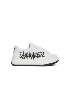 Sneakers | Sneakers>DSQUARED2 Low trainers with logo white