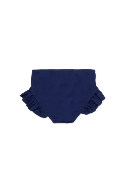 Swimwear | Swimwear>MARNI Lycra swimsuit briefs with ruffles blue navy