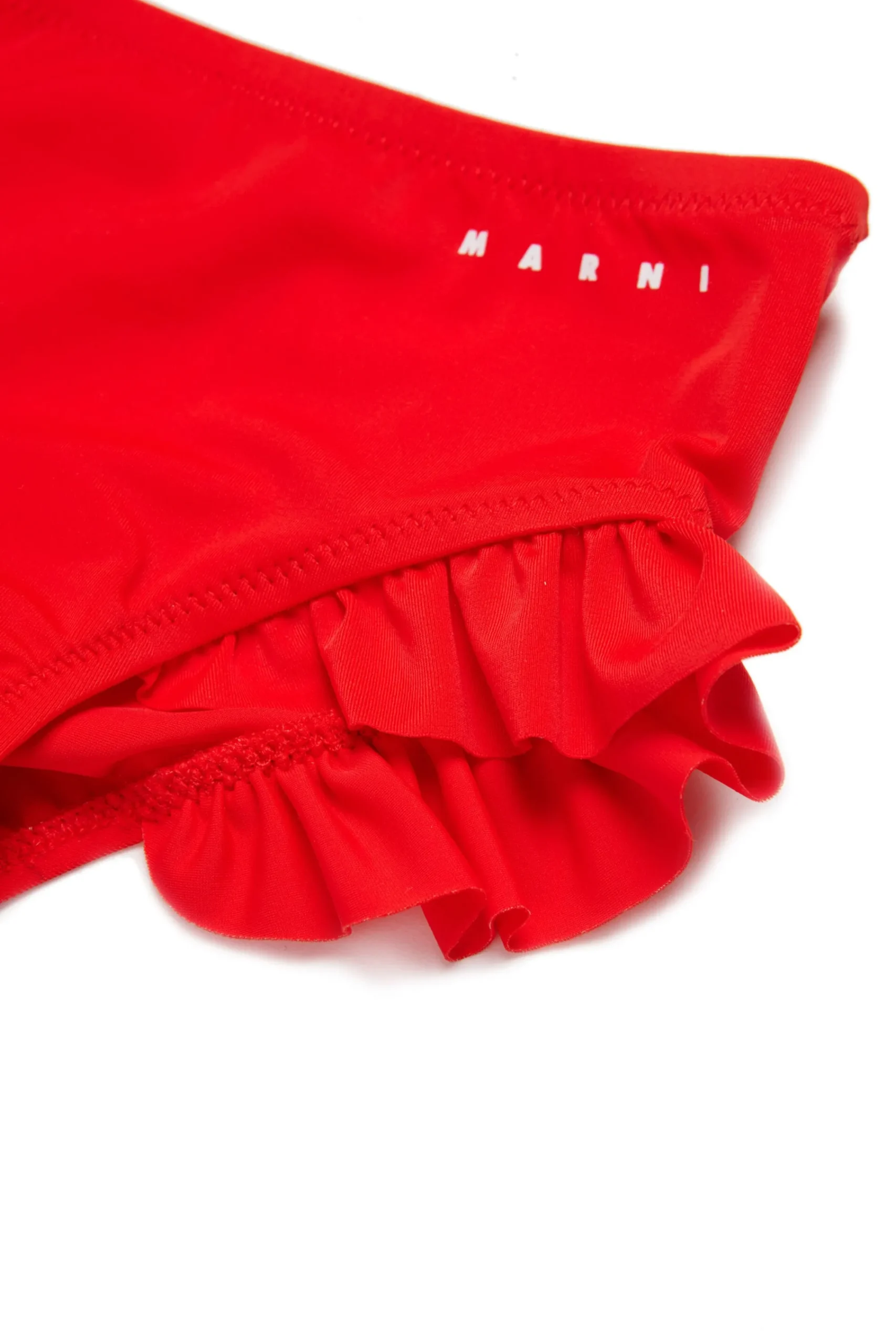 Swimwear | Swimwear>MARNI Lycra swimsuit briefs with ruffles red