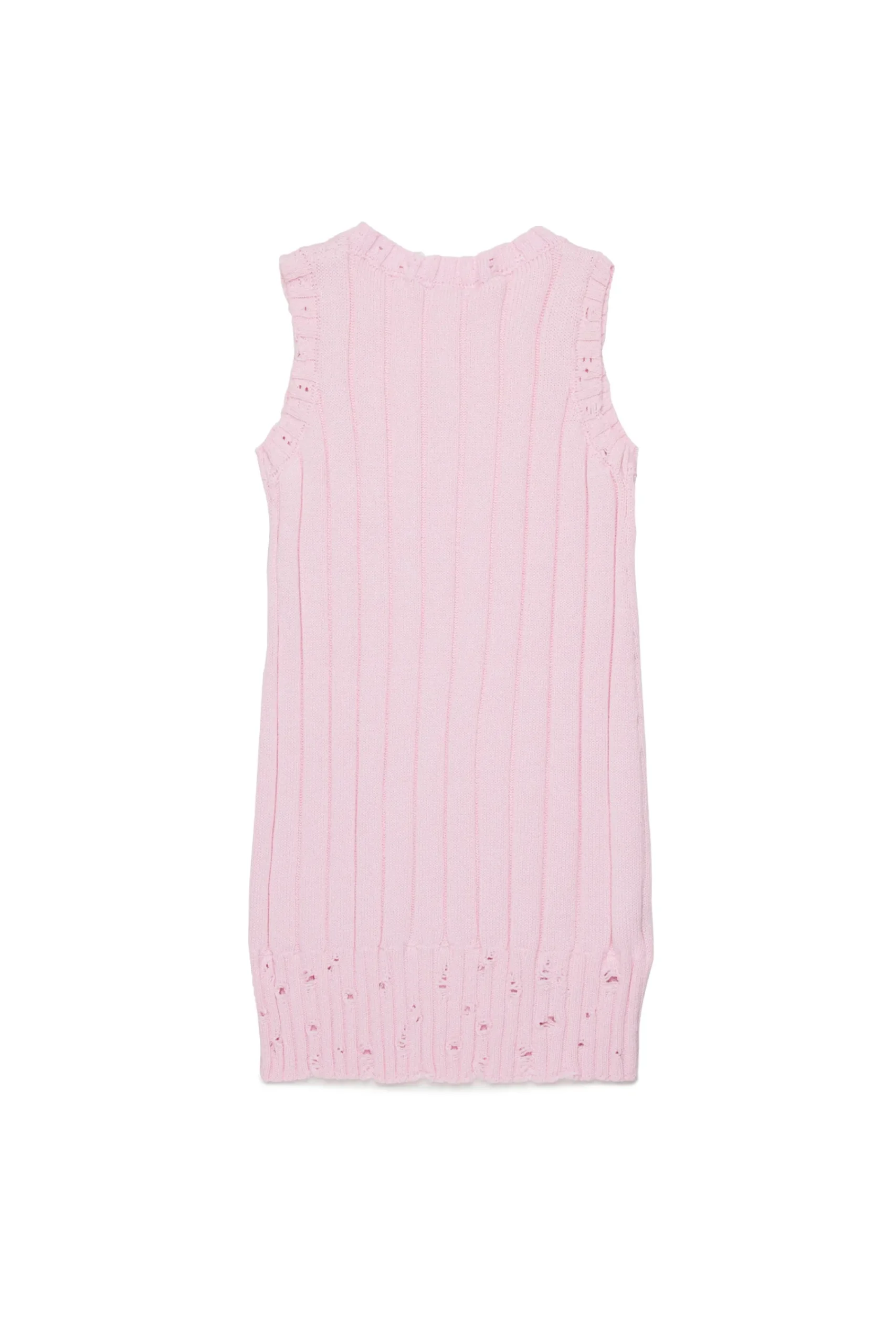 Dresses>MARNI Flower branded ribbed dress light pink
