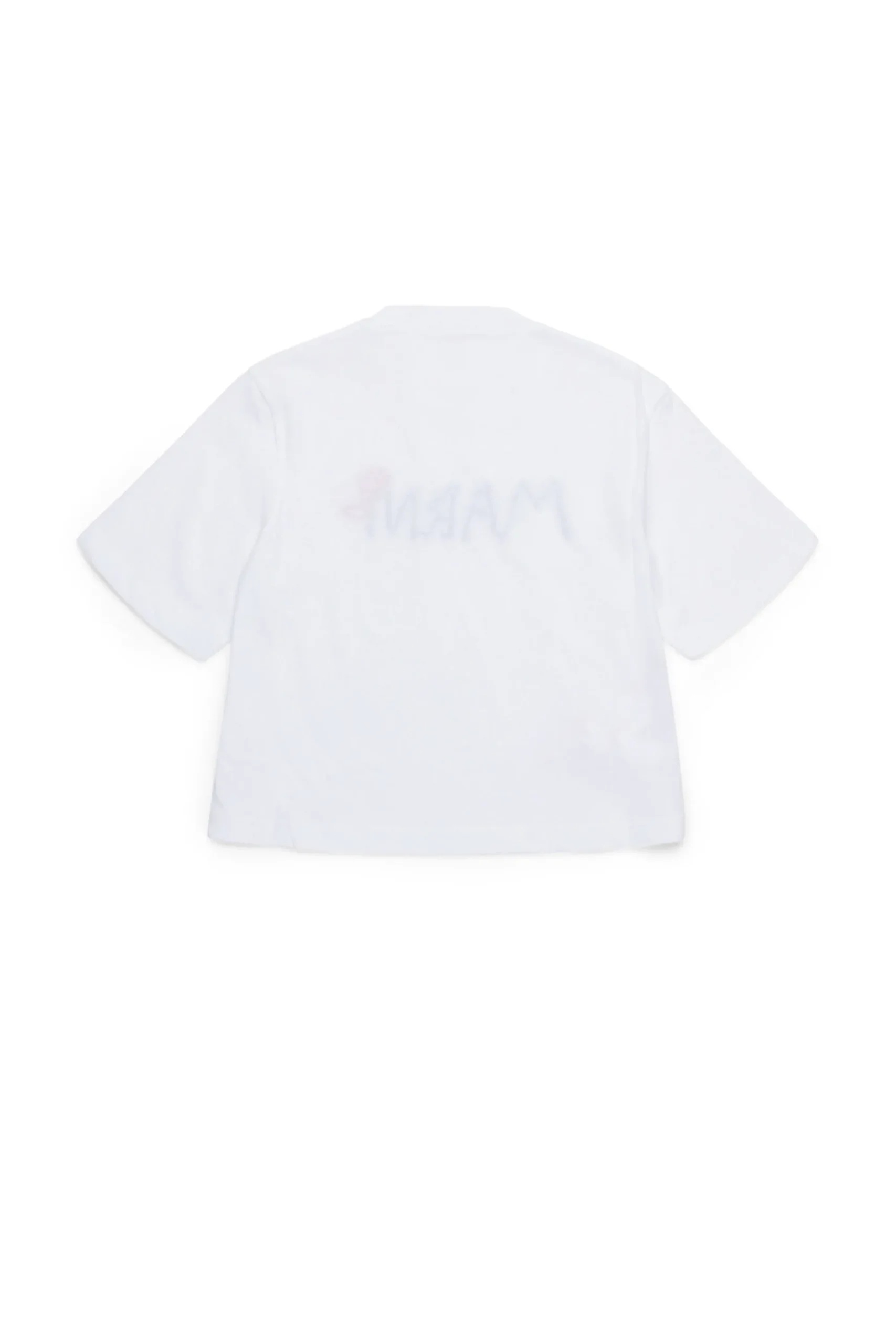T-Shirts | Logomania>MARNI Flower branded T-shirt white