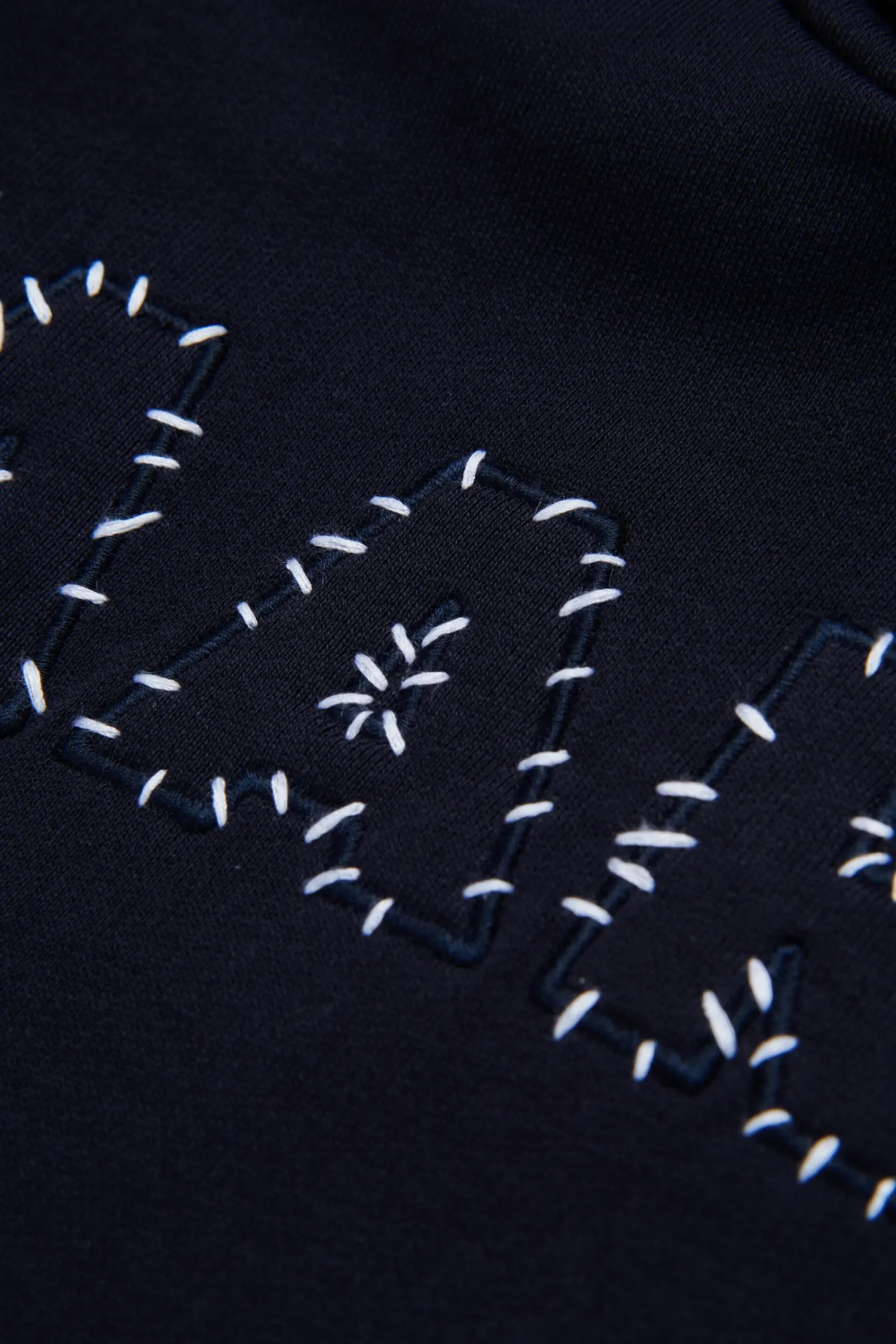 Sweatshirts | Logomania>MARNI Mended sweatshirt with patch blue navy