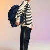 Bags And Backpacks | Backpacks And Belt Bags>MARNI Outline branded backpack blue navy