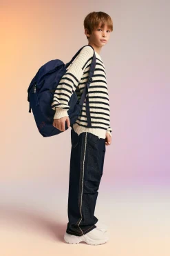 Bags And Backpacks | Backpacks And Belt Bags>MARNI Outline branded backpack blue navy