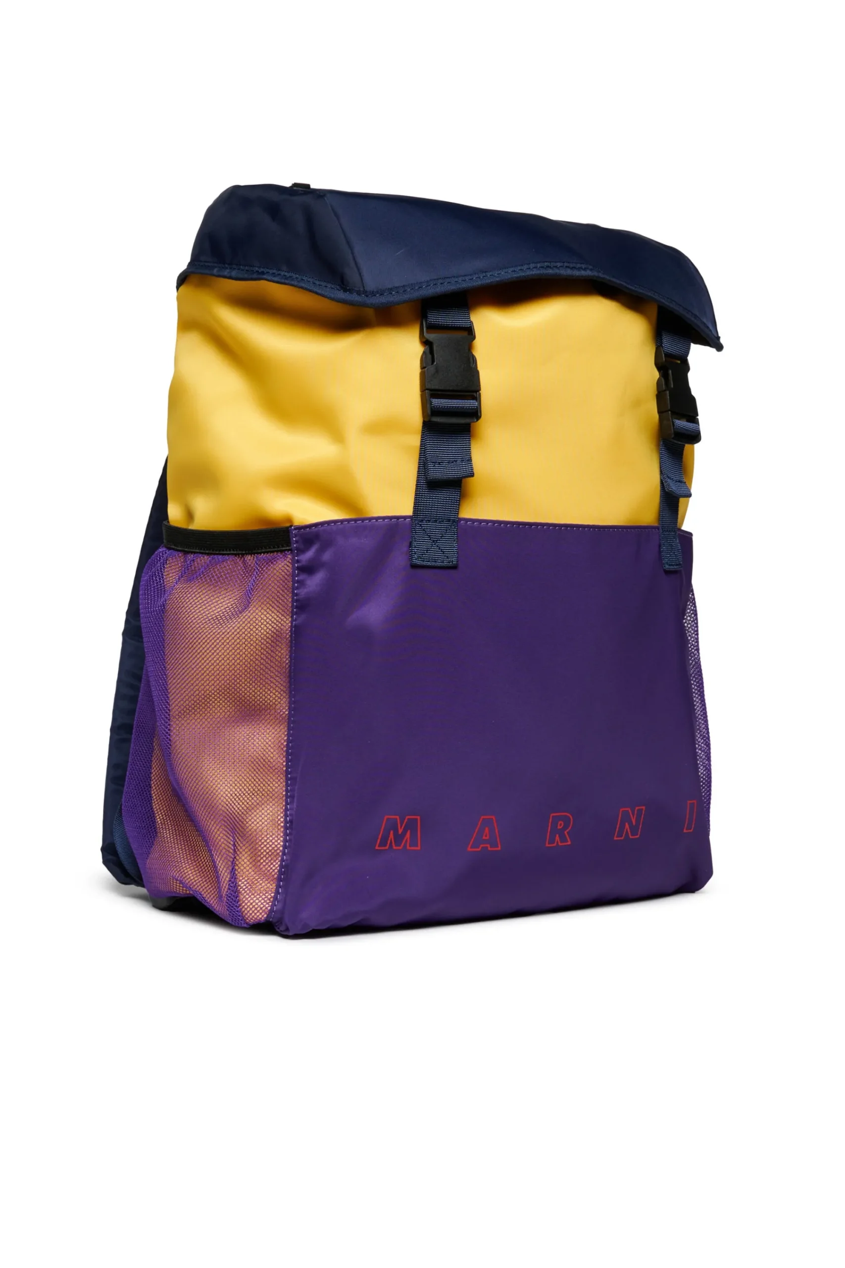 Bags And Backpacks | Logomania>MARNI Outline branded backpack intense yellow
