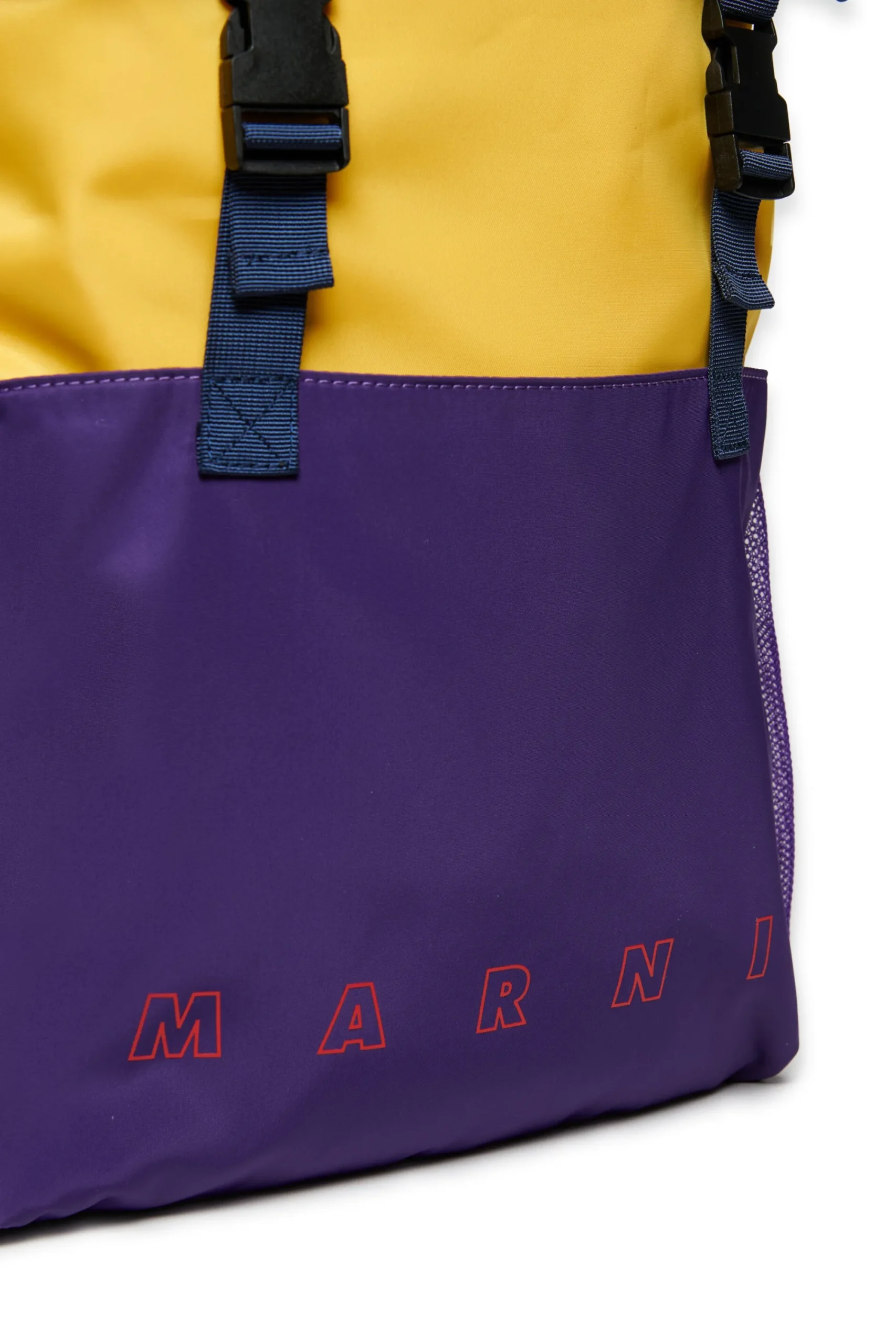 Bags And Backpacks | Logomania>MARNI Outline branded backpack intense yellow