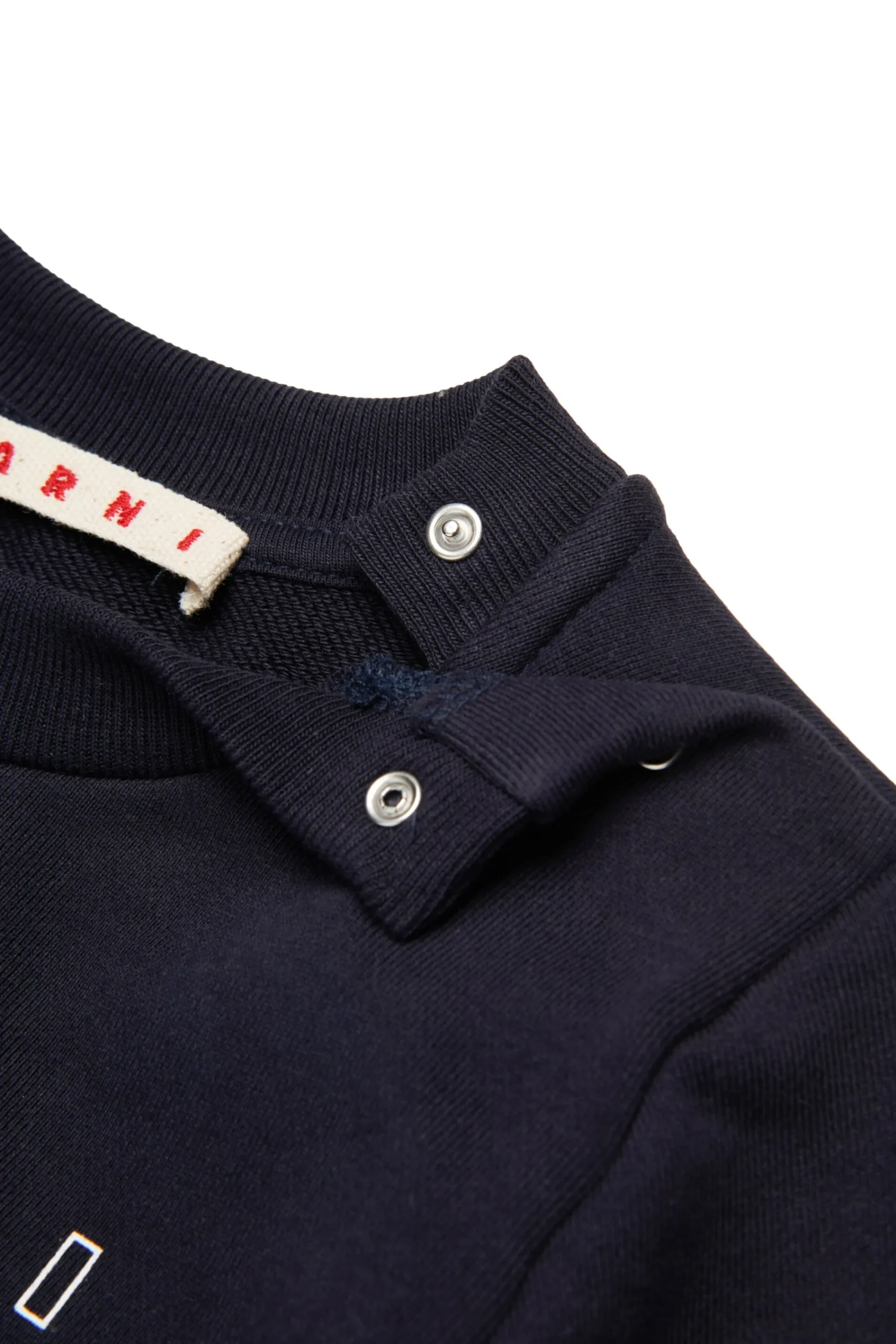 Sweatshirts | Logomania>MARNI Outline branded crew-neck sweatshirt blue navy