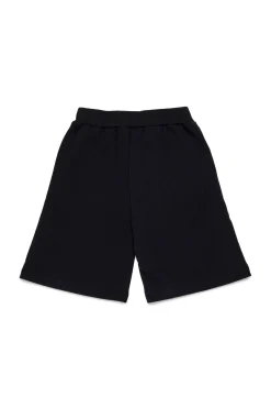 Shorts | Activewear>MARNI Outline branded fleece shorts blue navy